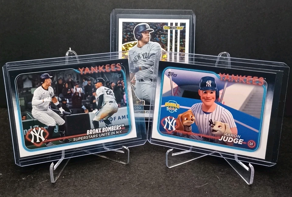 2024 Topps Update Series #PP-2, #US181 & #BG-9 Aaron Judge Juan Soto Lot Yankees - Image 1 of 4