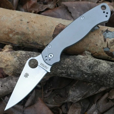 Para Military C95 Titanium Handle Edc Utitily Pocket Folding Knife With Clip ‘ - Image 1 of 4