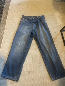 Southpole Vtg Denim Jeans Vintage Wide Leg Faded Baggy Grunge Skater 36x31 - Picture 1 of 20