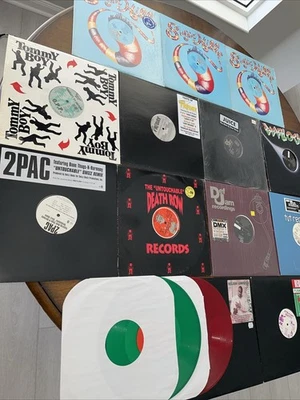 vtg rap lot 15 x 12" singles 2Pac Jay-Z NWA Wu Tang Snoop DMX Naughty by Nature - Image 1 of 4