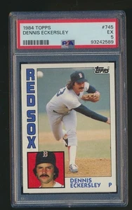 1984 TOPPS PSA 5 DENNIS ECKERSLEY RED SOX - Picture 1 of 1