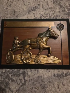 VTG 1975 BRASS THE Sealy Mattress Award AWARD HARNESS RACING - Picture 1 of 5