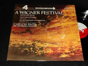 A WAGNER FESTIVAL LP Gatefold Carlos Paita LONDON Phase 4 Stereo Audiophile 1969 - Imagen 1 de 1
