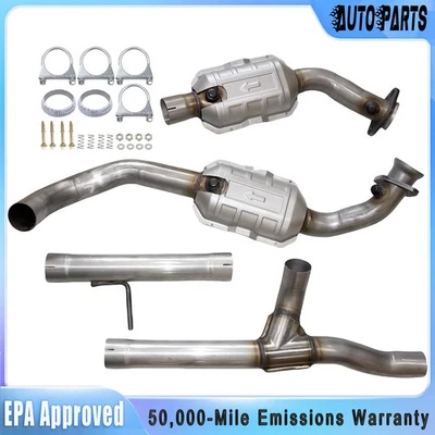 Exhaust Catalytic Converters for 2004-2008 Ford F150 F-150  Lincoln Mark LT 5.4L Foto 1 de 4