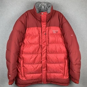 Mountain Hardwear Airshield Goose Down Puffer Jacket Red Snow Outdoor Mens XL - Picture 1 of 23