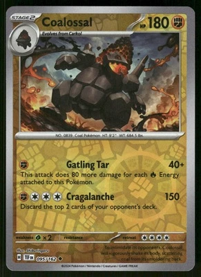 Coalossal 095/162 TEF SV05: Temporal Forces Reverse Holo NM - Image 1 of 2