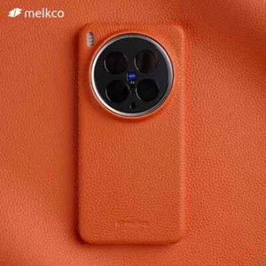 Melkco Étui en Cuir Véritable pour VIVO X200 Ultra X200S Pro Business Armor Cover - Photo 1/31