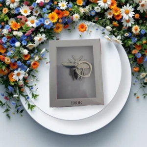 Dior Women's Ring Stand Silver Bee 1.8 x 2 inches - Picture 1 of 4