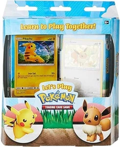 Pokemon TCG Let's Play Pikachu & Eevee Box with 2 Decks - New/Sealed - Picture 1 of 7