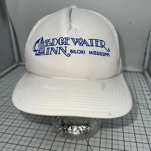 Edgewater Inn Biloxi Mississippi Casino Golf Trucker Hat Cap Vintage Snapback - Picture 1 of 11