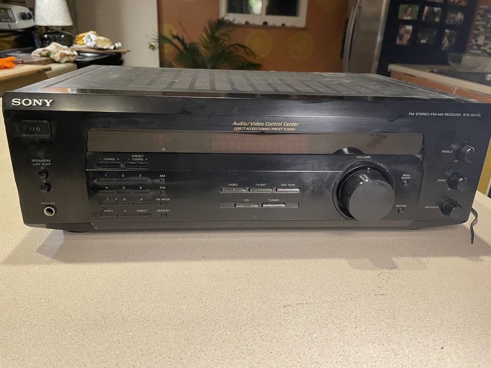 Sony STR-DE135 Receiver HiFi Stereo Home Audio 5.1 Channel AM/FM Tuner No Remote - Image 1 of 4