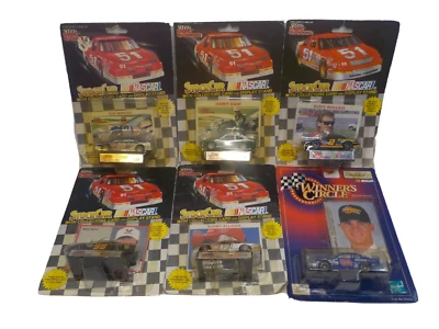 Lote de 6 carros de metal fundido Racing Champions escala 1/64 - Imagem 1 de 4