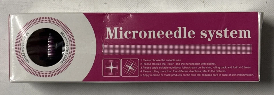 2 Derma Roller Microneedle System Skin Care Therapy Drs25 540 Titanium Needles