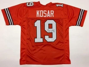 Bernie Kosar Signed Cleveland Browns Jersey (JSA COA) Hurricanes Quarterback - Picture 1 of 7