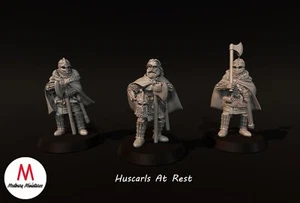 Dark Ages - Vendel Era Huscarls in Ruhe - Bild 1 von 5