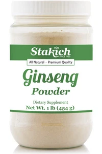 AMERICAN GINSENG ROOT POWDER 1 lb Premium Quality High Potency 100% Pure Natural - Picture 1 of 2