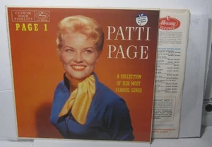 PATTI PAGE Page 1 Phonograph Record Album LP with Original Paper Sleeve - Imagen 1 de 5