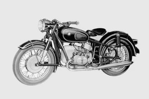 BMW R50S 500cc introduction campaign R 50 S new Model Year 1960 motorcycle photo - Picture 1 of 1