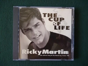 RICKY MARTIN - THE CUP OF LIFE - CD 1998 SONY 6 MIXES ENGLISH/SPANISH LIKE NEW. - Picture 1 of 3