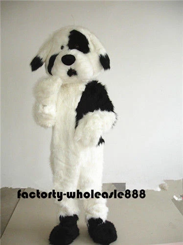 Long White Fursuit Husky Dog Mascot Costume Cosplay Party Fancy Dress Adult - Image 1 of 4