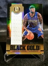 2012-13 Gold Standard Black Gold Threads #67 DeMarcus Cousins Jersey /149