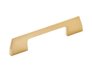 Amerock BP37300CZ, ángulo 3-3/4 pulgadas centros manija gabinete tirar champán bronce - Imagen 1 de 4