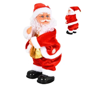 Dancing Santa Claus Doll Electric Musical Toy Twerking Singing Christmas Gift - Picture 1 of 12
