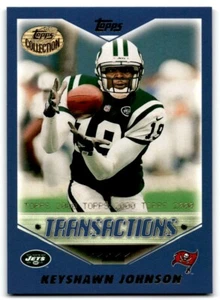 2000 Topps Collection Keyshawn Johnson Tampa Bay Buccaneers #287 - Picture 1 of 2