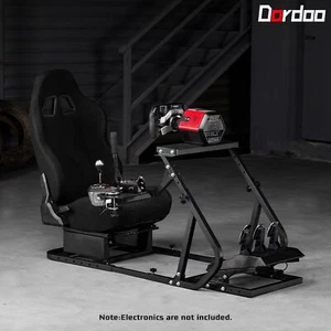 Dardoo Racing Sim Cockpit with Stand or Seat Fit Logitech Thrustmaster G29 G923 - Picture 1 of 18