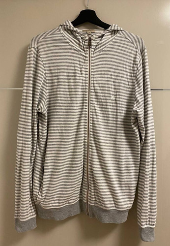 Felpa Burberry felpa con cappuccio pullover cardigan maniche lunghe taglia M L
