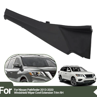 For Nissan Pathfinder 2013-2020 Windshield Wiper Cowl Extension Trim Driver Side - Image 1 of 4