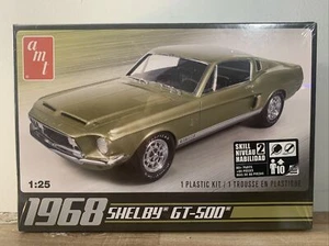1968 Shelby GT500 1:25 Scale AMT Plastic Model Car Kit - Picture 1 of 5