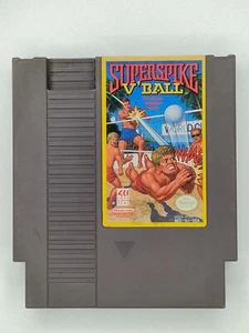 Super Spike V’Ball (Nintendo NES, 1990) Original OEM Auténtico no probado - Imagen 1 de 2