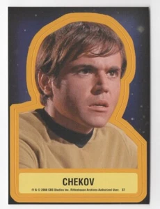 Chekov Sticker Card STAR TREK TOS 40th Anniversary Series 2 1976 Style S7 - Picture 1 of 2