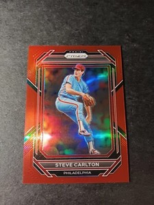 2023 Panini Prizm Baseball Steve Carlton #180 Philadelphia Red Prizm /199