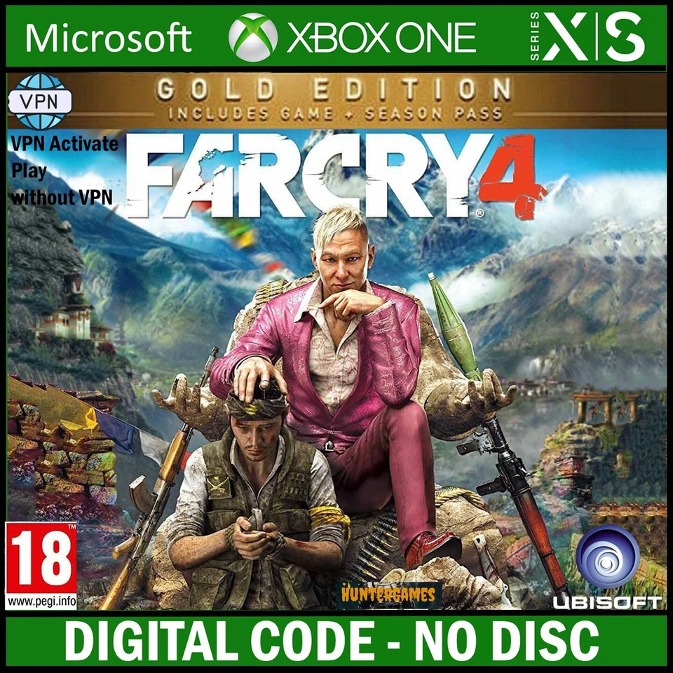 Far Cry 4: Gold Edition (Xbox One) KEY Argentina Region ☑VPN Global ☑ No Disk - Image 1 of 4