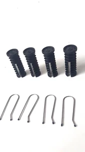 BABYLISS HAIR ROLLERS HEATED SPARES REPLACEMENTS 4 SMALL + PINS For Model 3045U - Picture 1 of 6