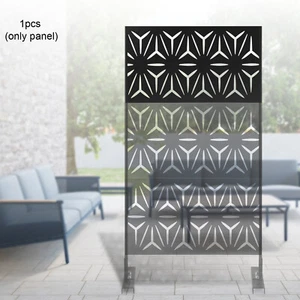 Pannello Schermo Privacy Decorativo Interno Metallo Taglio Laser Schermo Privacy Esterno - Foto 1 di 12