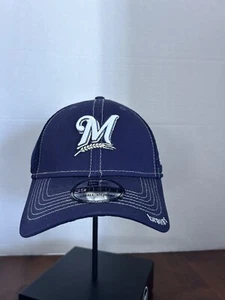 Milwaukee Brewers MLB Baseball New Era 39Thirty Hat Cap Small Medium - Picture 1 of 5