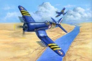 1/48 Trumpeter USA F4U-7 Corsair Aircraft Fighter Static Plane 80392 DIY Model - Picture 1 of 1