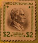 1938 Sc # 833, $2 Warren G, Harding, Mnh No Gum