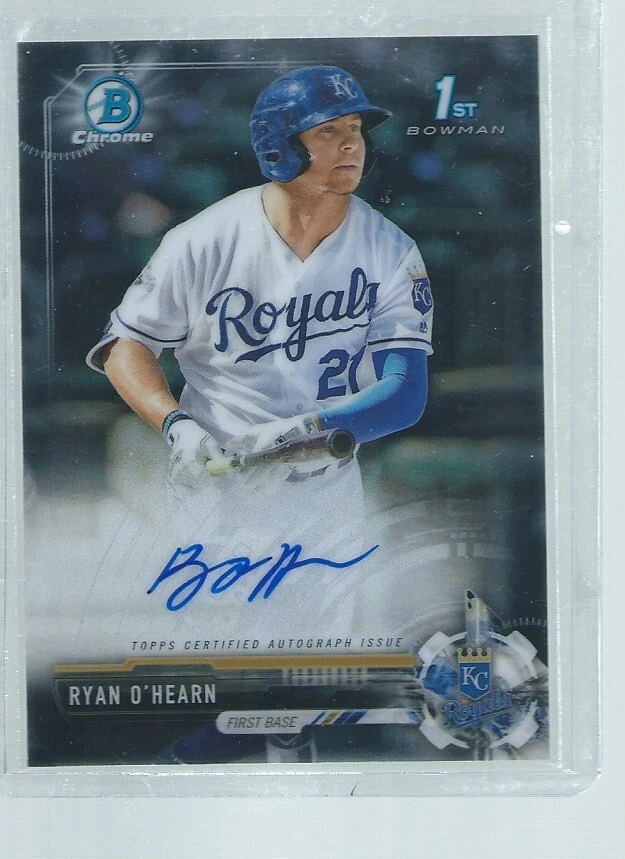 RYAN O'HEARN 2017 BOWMAN CHROME 1ST ON CARD AUTO PROSPECT - Image 1 of 1