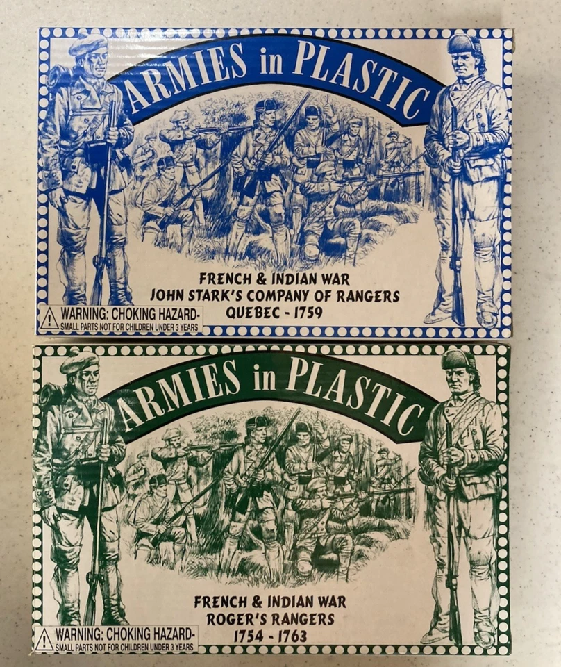 Armies in Plastic French & Indian War # 5549 Roger's Rangers 1/32 54mm