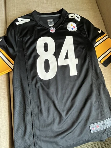 Pittsburgh Steelers #84 Antonio Brown Throwback Jersey Men’s Nike Cover
