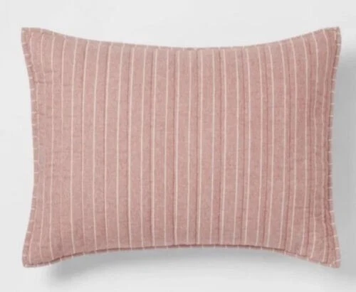 Funda de almohada estándar a rayas de franela umbral bayas nueva roja (1 farsa) Foto 1 de 1