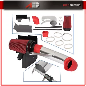 Cold Air Intake with Heat Shield For GMC Sierra 1500 2500 3500 6.0L 6.6L 8.1L - Picture 1 of 10
