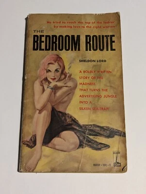 The Bedroom Route by Sheldon Lord, Lawrence Block 1963 Vintage Erotica Paperback - Image 1 of 4