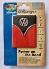 Volkswagen 3000 mAh Portable Power Bank Lithium Polymer. Red and Black