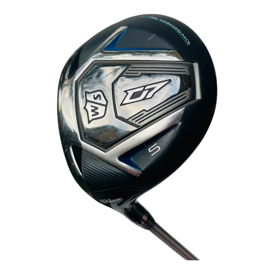 Вуд для фервея Wilson Staff D7 Re-Akt 5 18° гелий Mamiya графит F4 42,5 дюйма левая сторона HC - Изображение 1 из 4