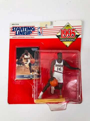 ROBERT PACK DENVER NUGGETS VINTAGE 1995 STARTING LINEUP SLU FIGURINE Cover